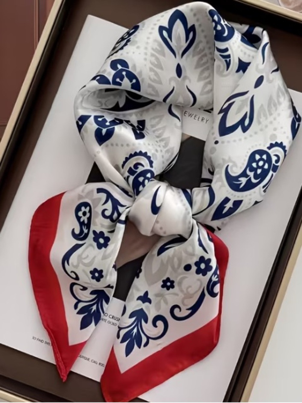 Red White & Blue Scarf - Picture 5 of 5